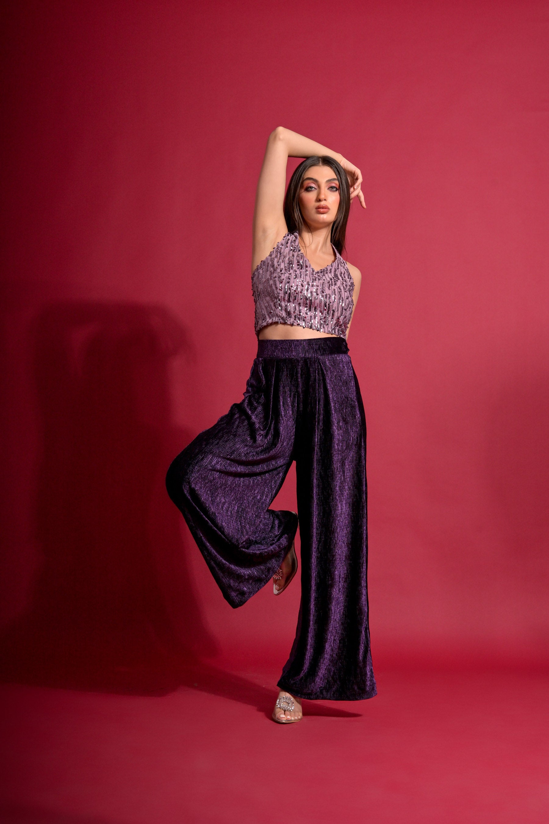 Sequined Bralette Co Ords (Combo)