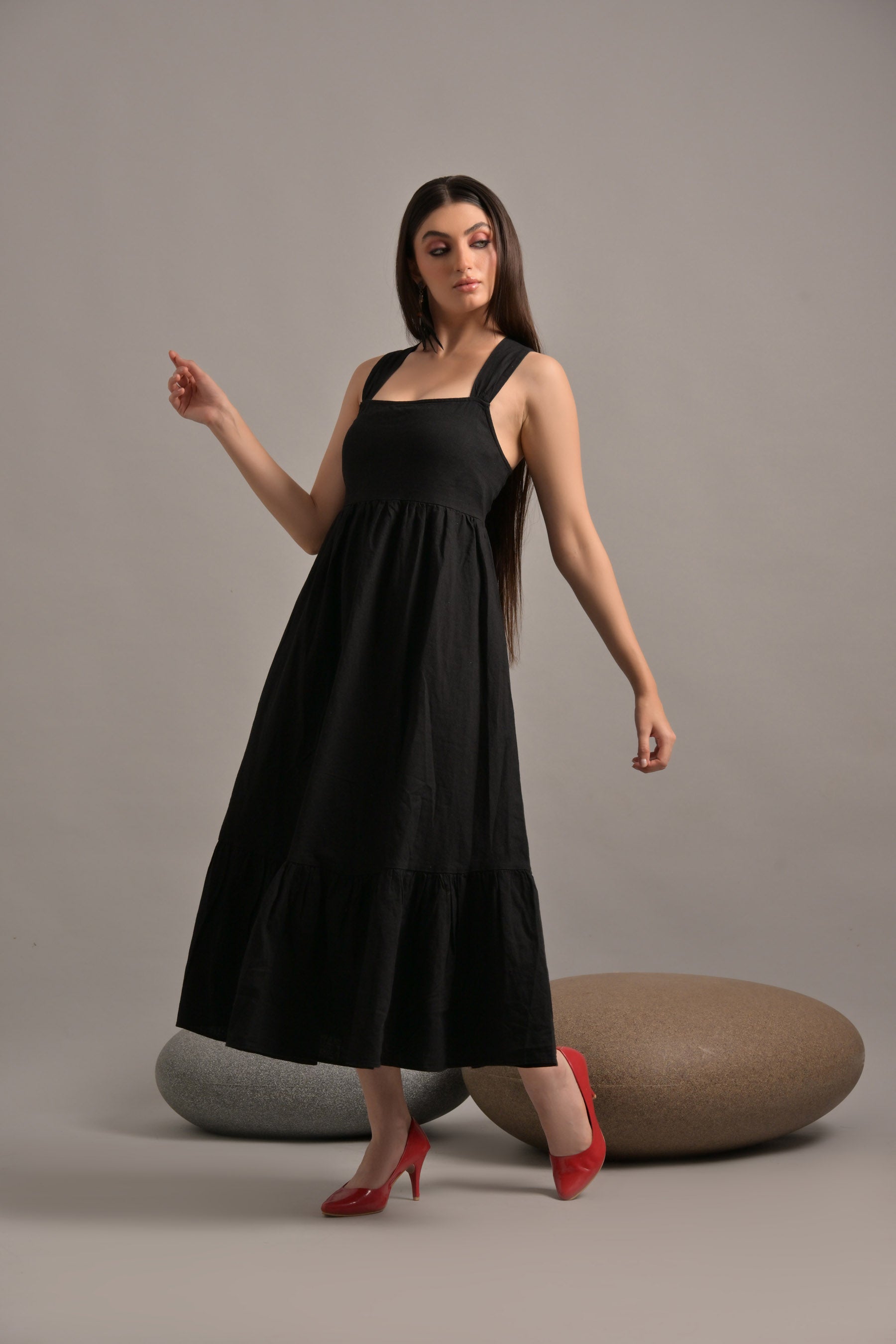 Women's Black Long Maxi Dress – Perfect for Every Event – Garden Party