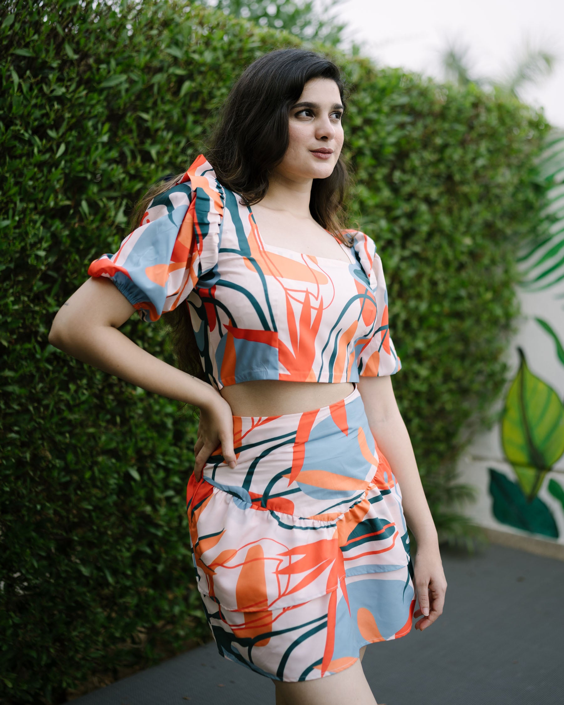 Tropical Printed Co Ord Set (Combo)