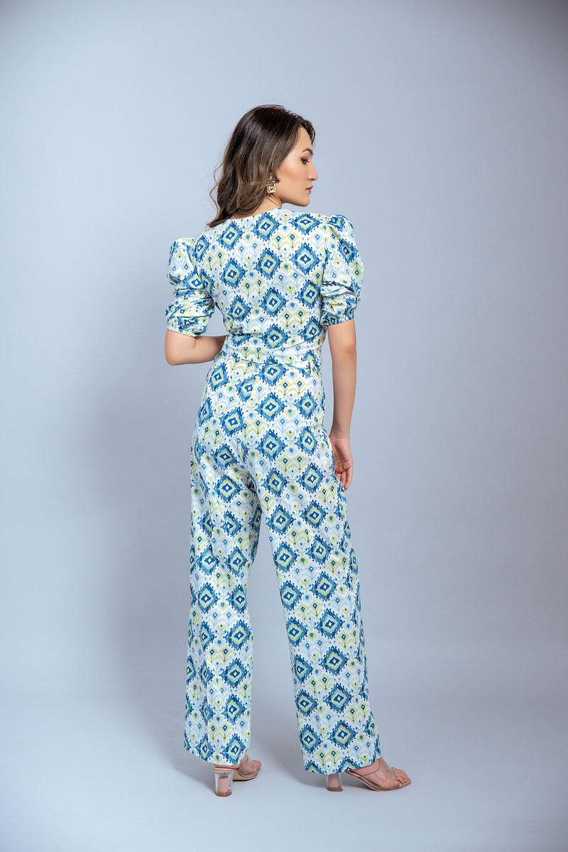 Peacock Cotton Co Ord Set (Combo)